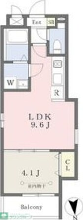 Cherim並木の物件間取画像